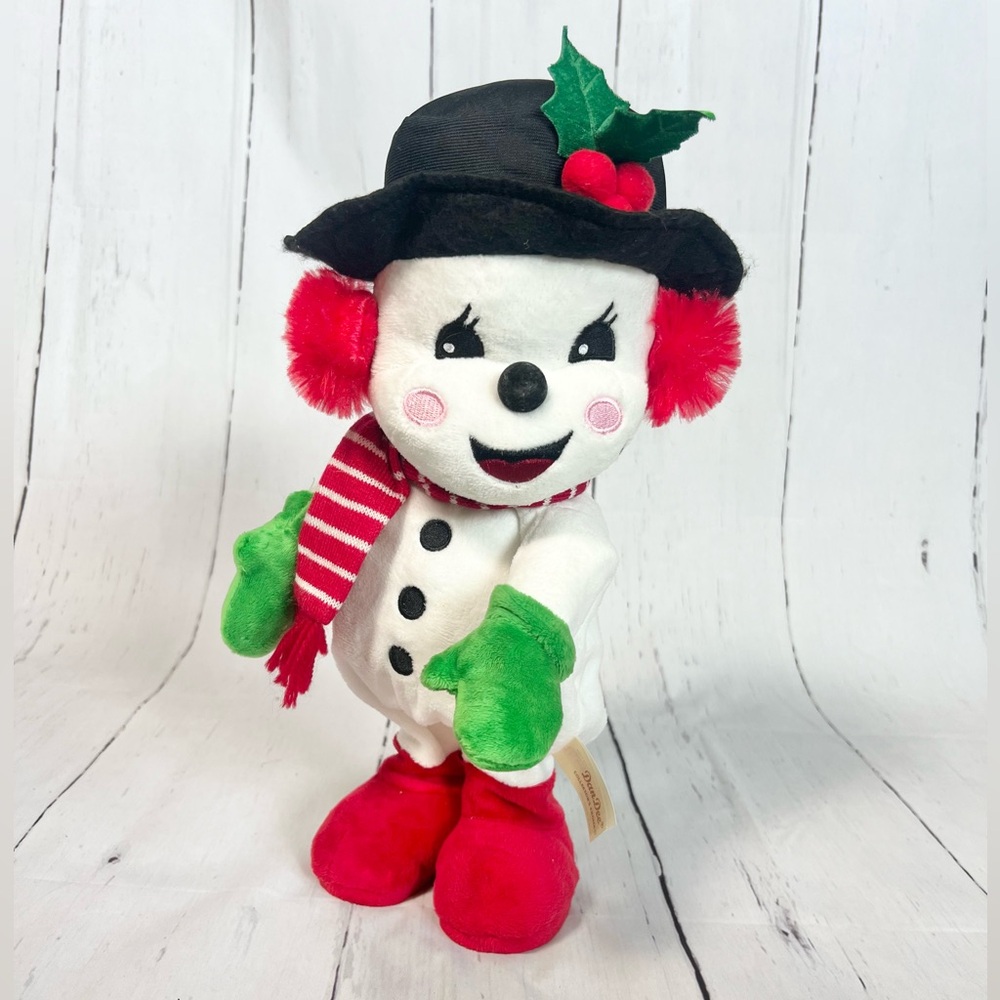 Dan Dee Mr Christmas Frosty the Snowman Animated Singing Dancing Plush 16"